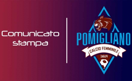 Il Pomigliano Calcio Femminile SRL comunica di aver completato l’iter di iscrizione al prossimo campionato di Serie A