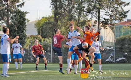 La Roma Calcio Femminile cala la cinquina all'Academy Sant'Agata
