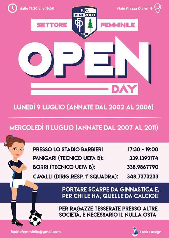 pinerolo openday18g